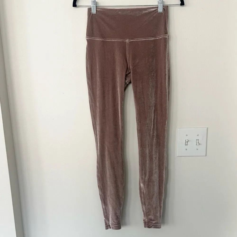 Lululemon Wunder Lounge High-Rise Tight 28" Velour Leggings 6